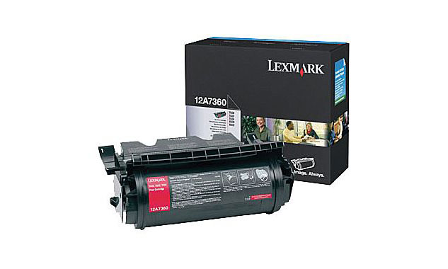 заправка картриджа lexmark 12a7360