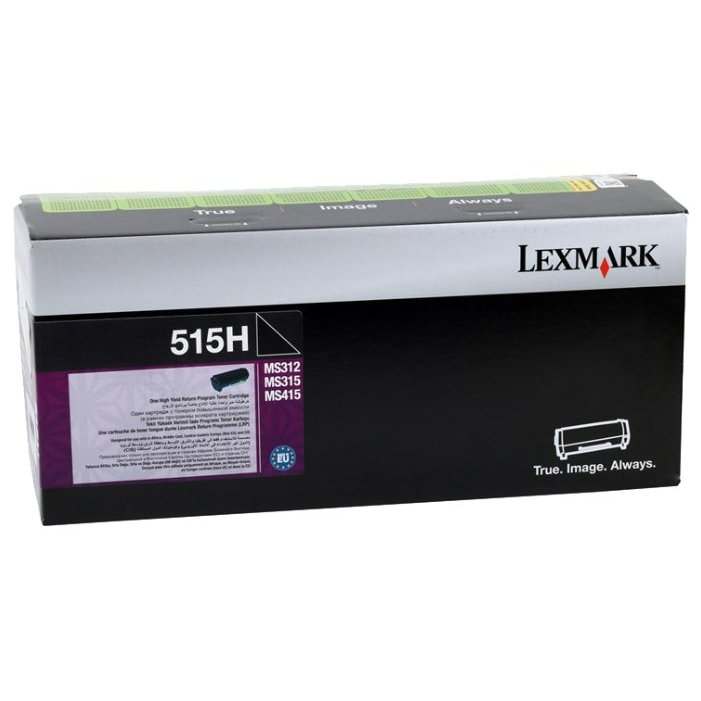 заправка картриджа lexmark 515h (51f5h00)