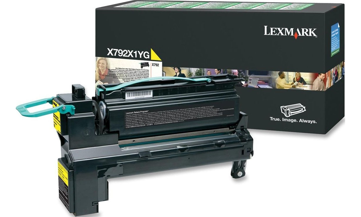 заправка картриджа lexmark x792x1yg