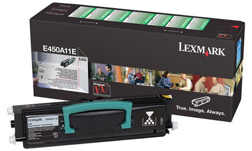 заправка картриджа lexmark e450a11e