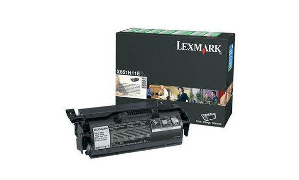 заправка картриджа lexmark x651h11e