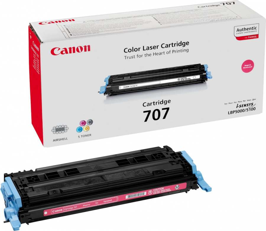 картридж canon 707m (9422a004)