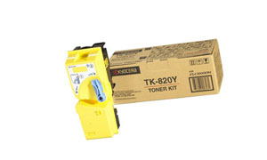 заправка картриджа kyocera tk-820y (1t02hpaeu0)