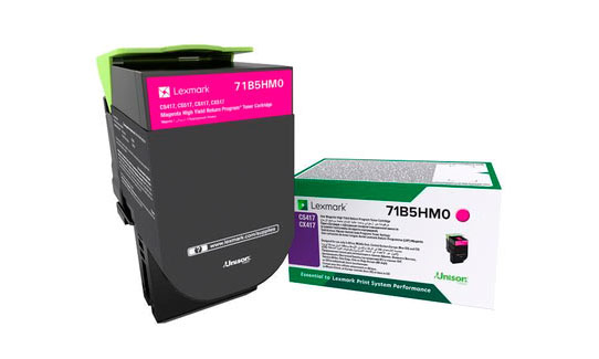 заправка картриджа lexmark 71b5hm0