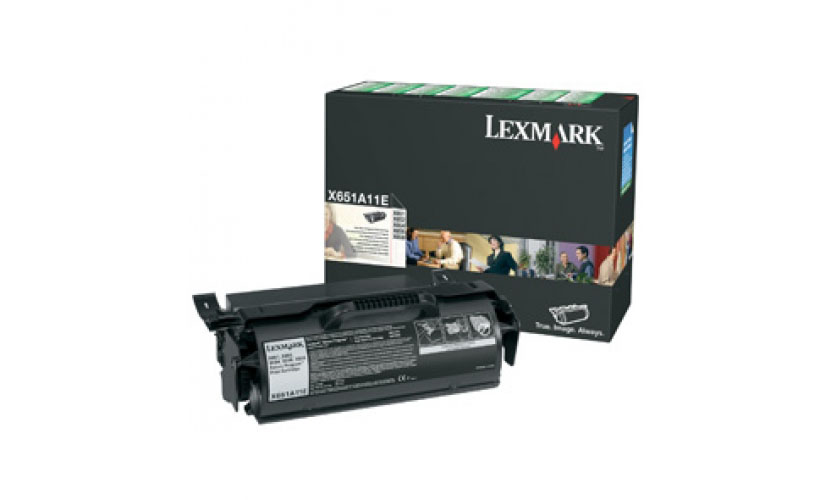 заправка картриджа lexmark x651a11e
