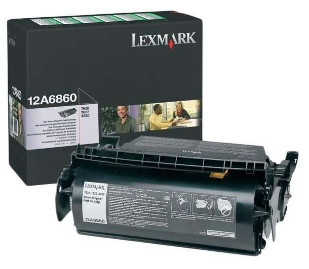 заправка картриджа lexmark 12a6860