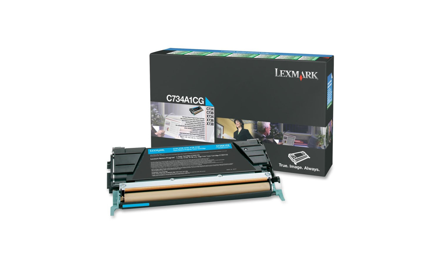 заправка картриджа lexmark c734a1cg