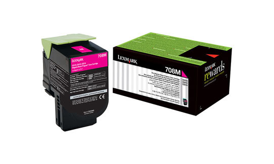 заправка картриджа lexmark 708m (70c80m0)