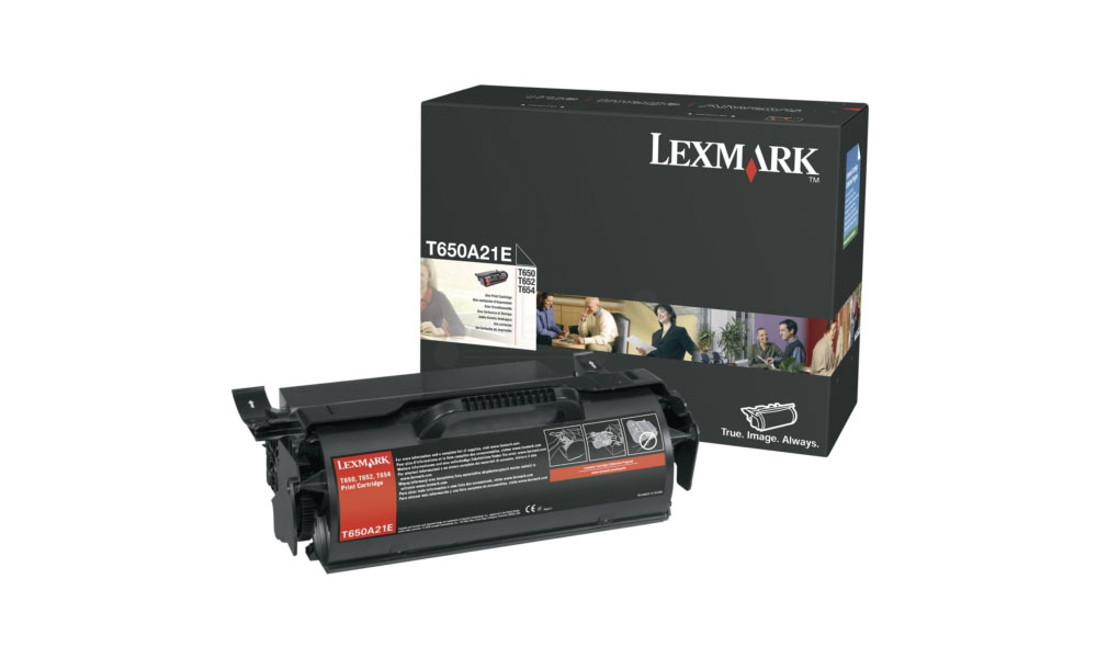 заправка картриджа lexmark t650a21e