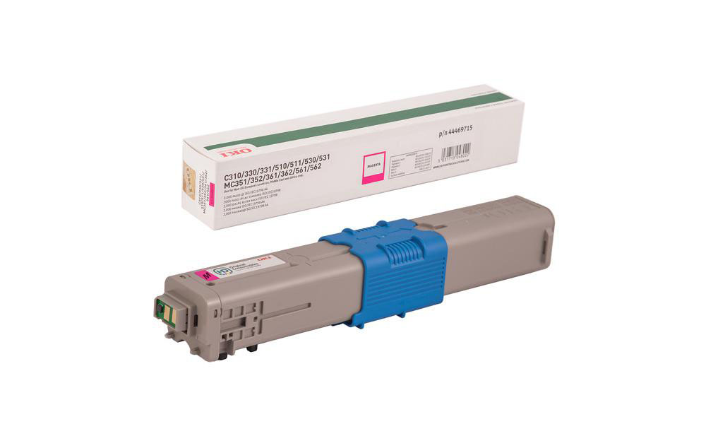 заправка картриджа oki 44469715