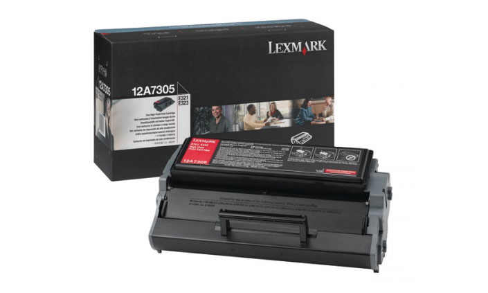 заправка картриджа lexmark 12a7305