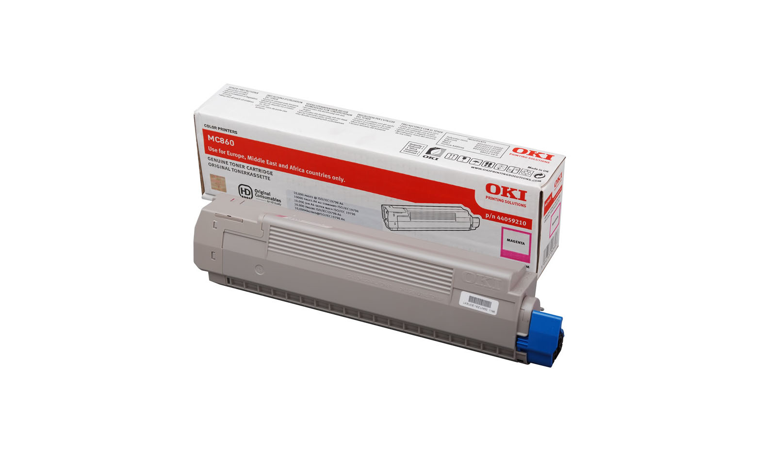 заправка картриджа oki 44059210