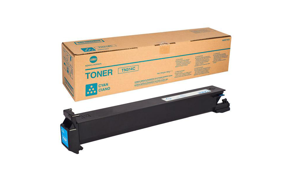 заправка картриджа konica minolta tn314c (a0d7451)