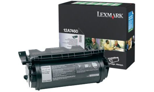 заправка картриджа lexmark 12a7460