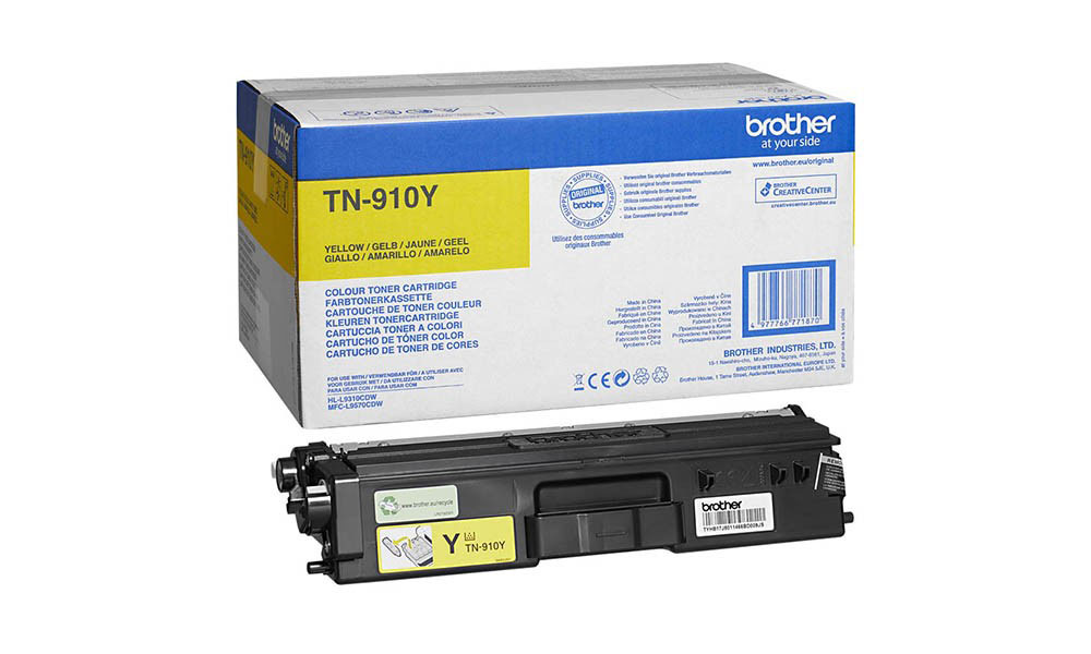 заправка картриджа brother tn-910y