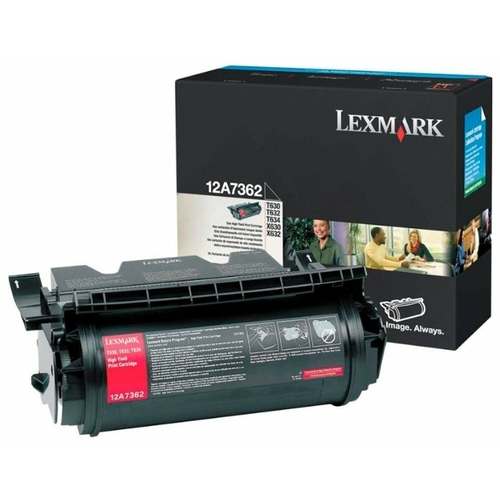 заправка картриджа lexmark 12a7362