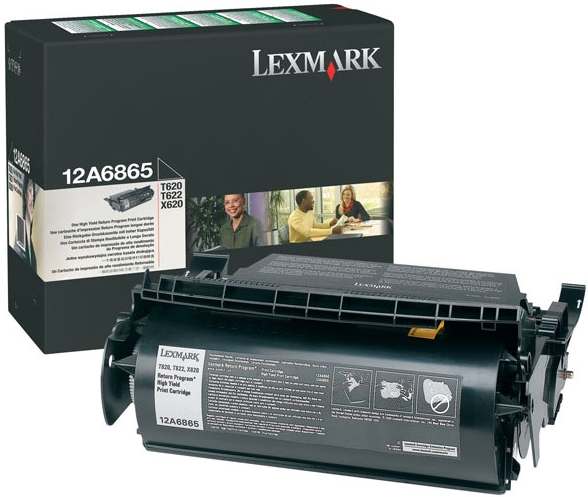заправка картриджа lexmark 12a6865