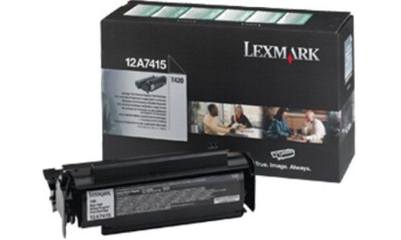 заправка картриджа lexmark 12a7415