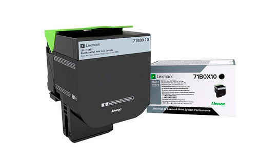 заправка картриджа lexmark 71b0x10