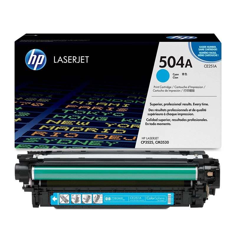 картридж hp 504a (ce251a)