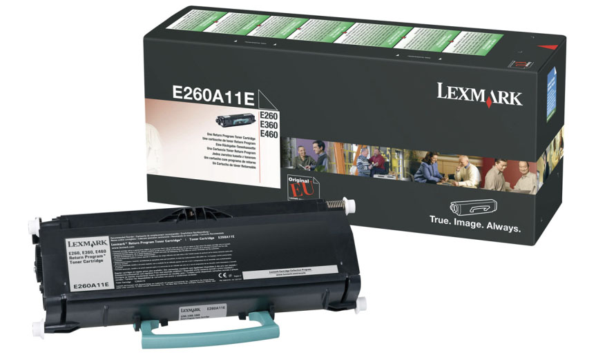 заправка картриджа lexmark e260a11e