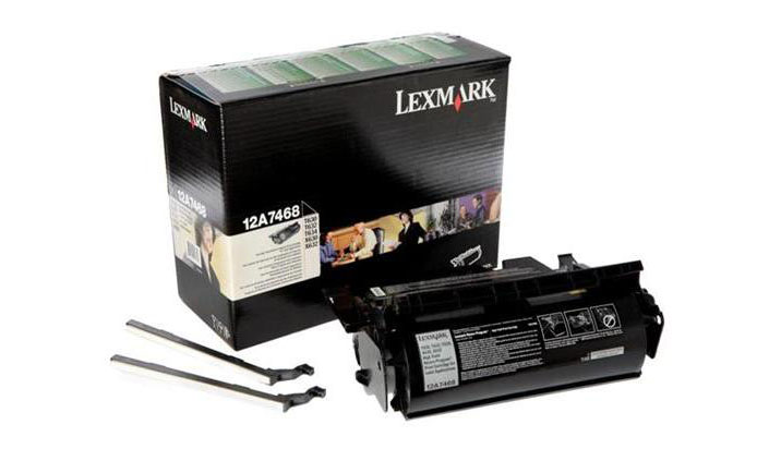 заправка картриджа lexmark 12a7468