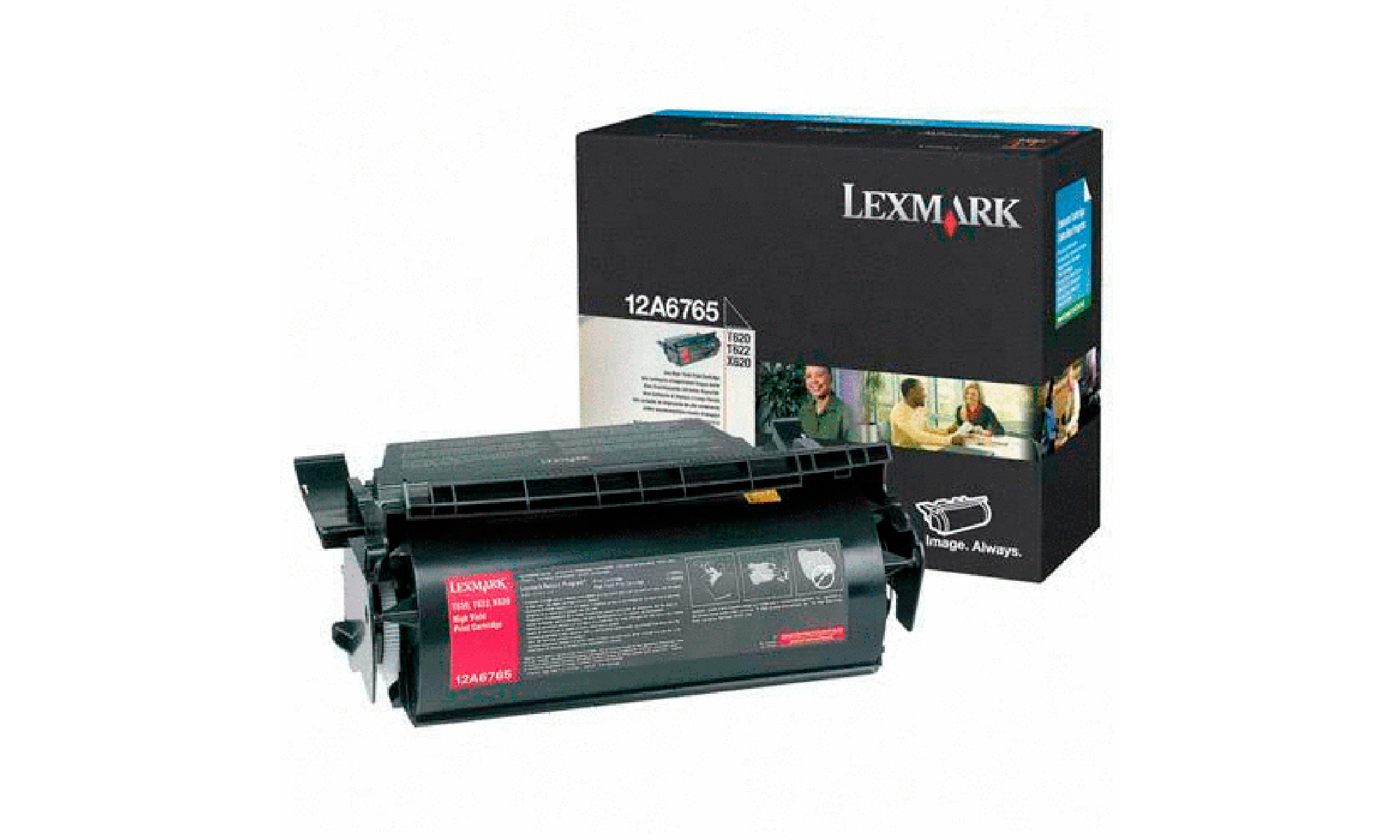 заправка картриджа lexmark 12a6765