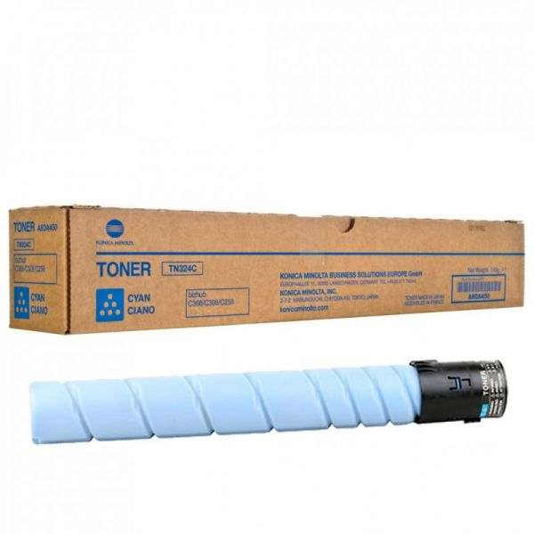 заправка картриджа konica minolta tn324c (a8da450)