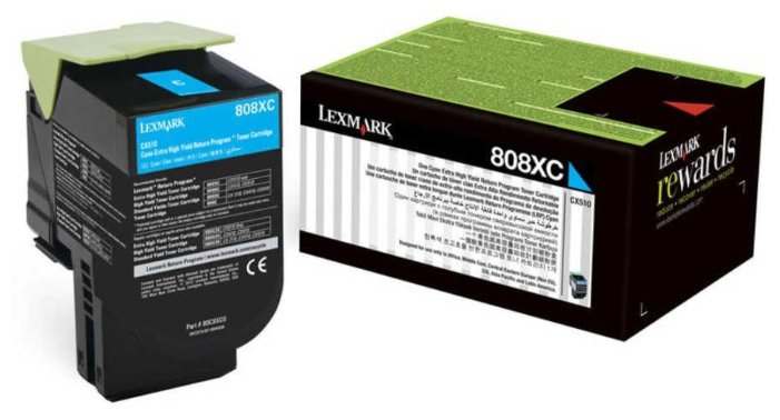 заправка картриджа lexmark 808xc (80c8xc0)