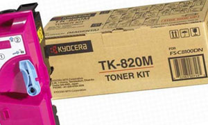 заправка картриджа kyocera tk-820m (1t02hpbeu0)