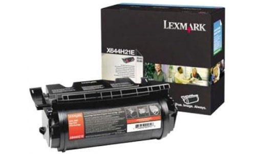 заправка картриджа lexmark x644h21e