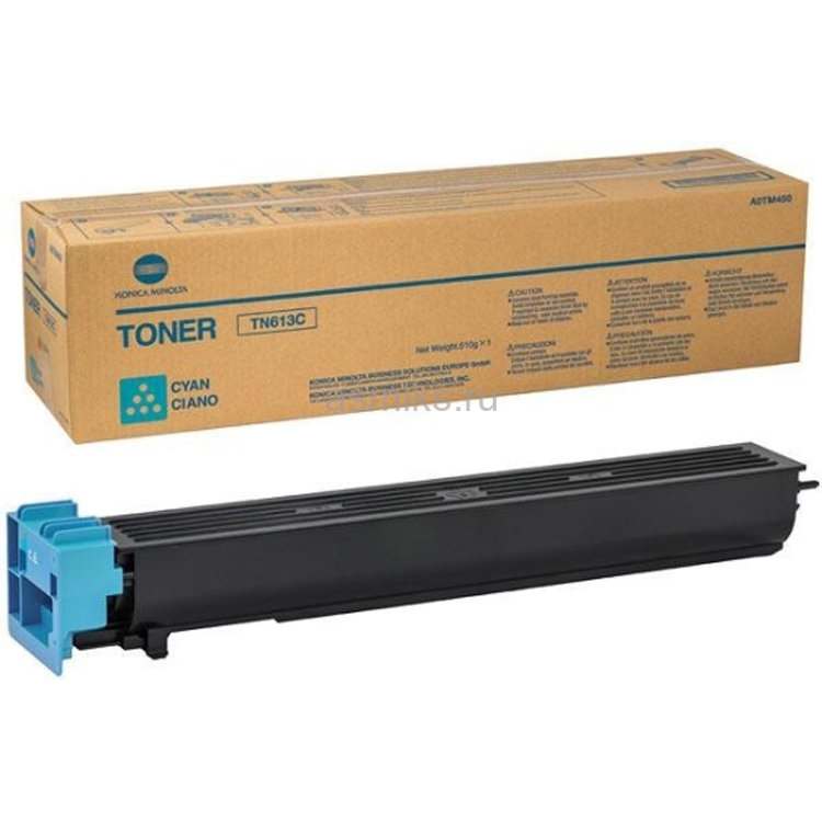 заправка картриджа konica minolta tn613c (a0tm450)