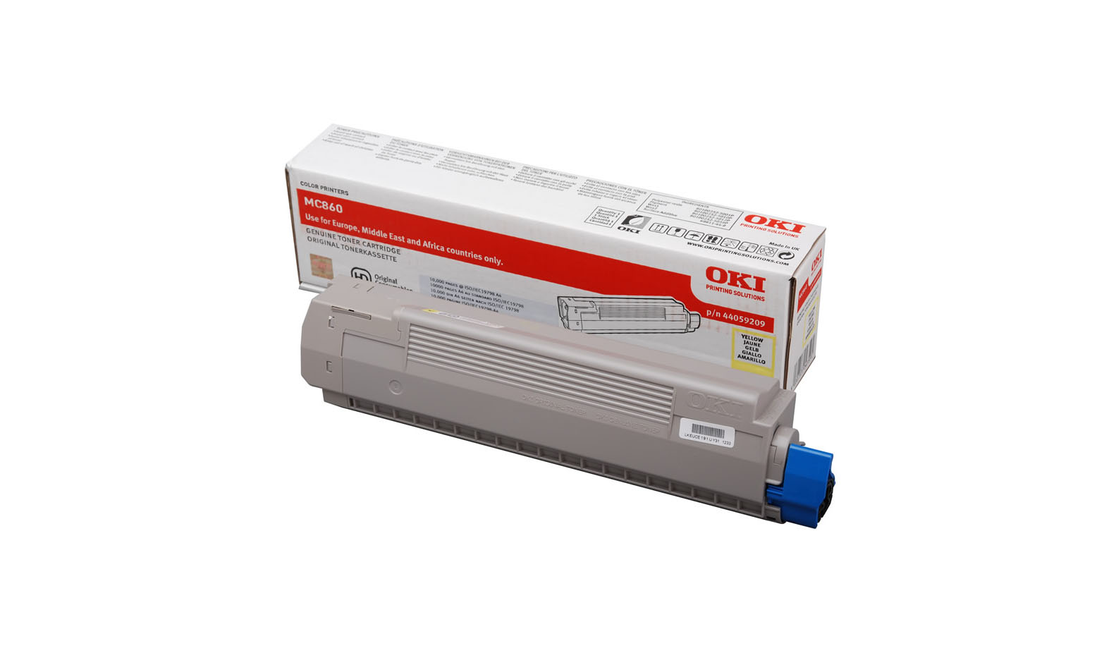 заправка картриджа oki 44059209