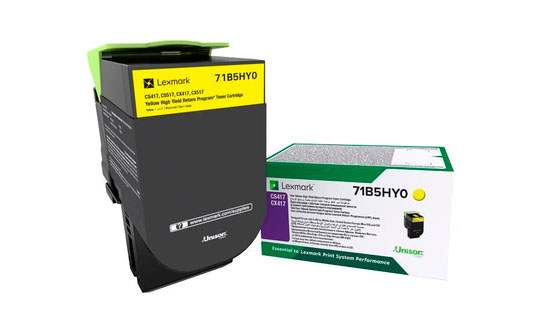 заправка картриджа lexmark 71b5hy0