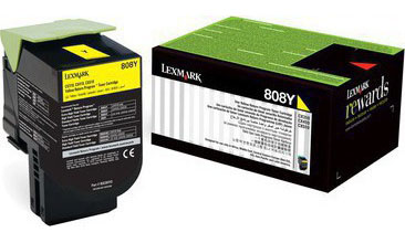 заправка картриджа lexmark 808y (80c80y0)