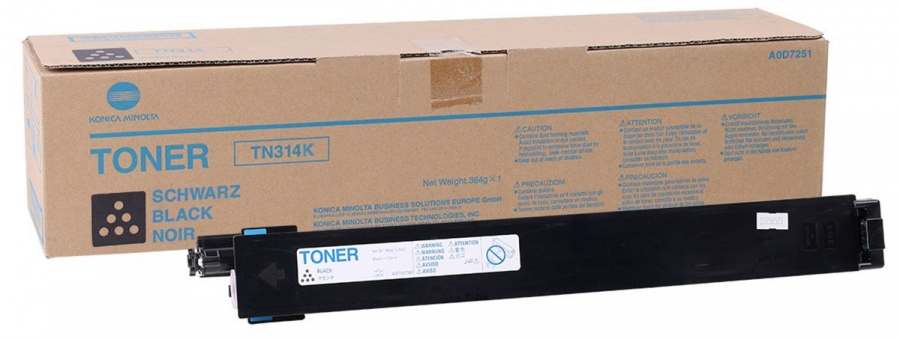 заправка картриджа konica minolta tn314k (a0d7151)