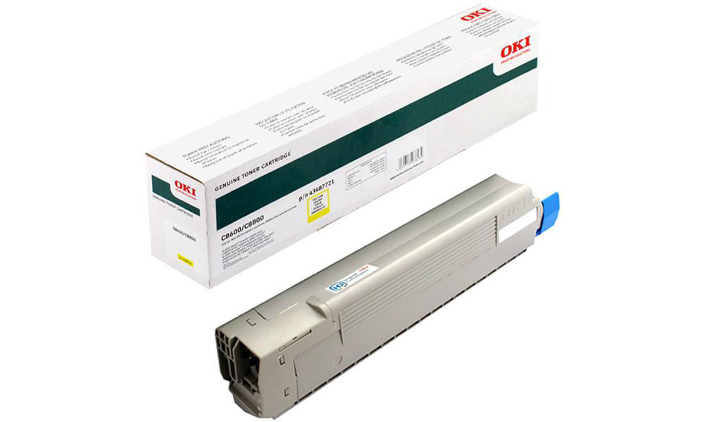 заправка картриджа oki 43487721