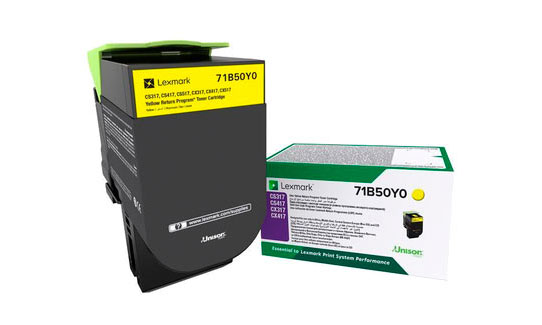 заправка картриджа lexmark 71b50y0