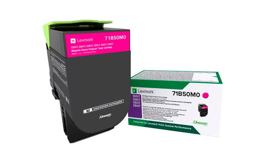 заправка картриджа lexmark 71b50m0